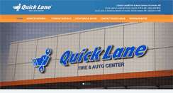 Desktop Screenshot of lincolnquicklane.com